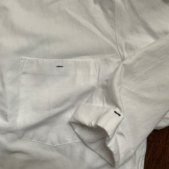ZARA BASIC Button down shirt White. Size M. - Picture 3 of 9